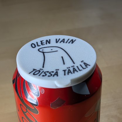 "Olen vain töissä täällä" Tölkin kansi