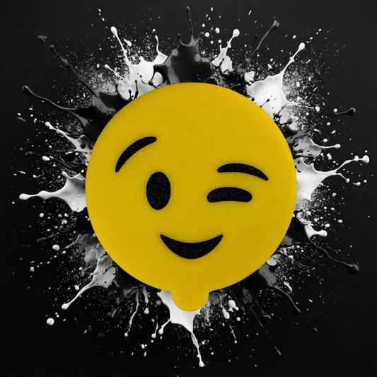 "Wink emoji" Tölkin kansi